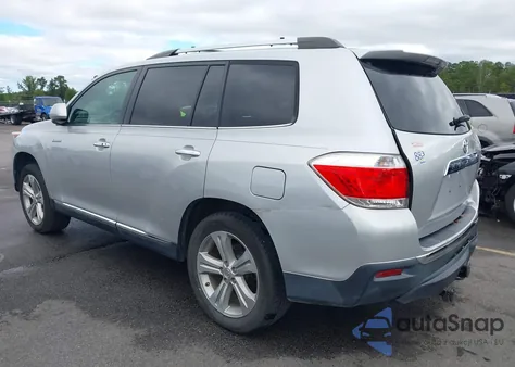 2013 Toyota Highlander Limited V6 z USA, uszkodzony, nr VIN 5TDYK3EHXDS121201